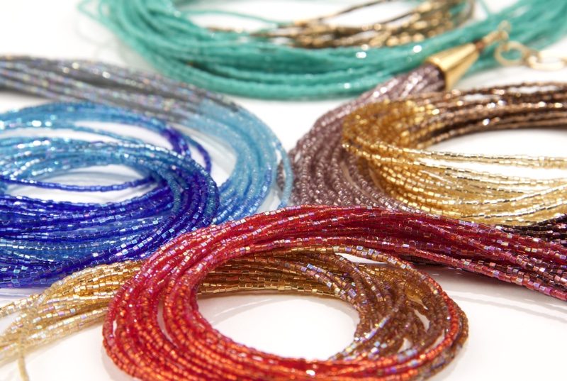 15/0 Cut Miyuki seed bead Ombre Necklaces